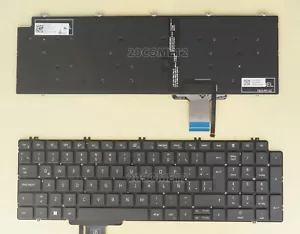 Teclado retroiluminado para DELL Precision 7550 7750 7560 7760 latino español teclado - Imagen 1 de 2
