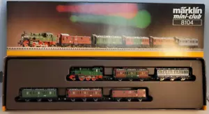 Z Marklin Mini-Club 8104 Prussian KPEV Passenger Train Set (Tested) #3 - Picture 1 of 3