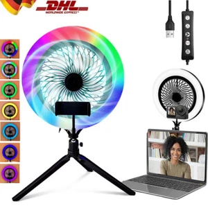 10 Zoll Ringlicht+Stativ Ringleuchte Ringlight Selfie Ring LED Handy Smartphone - Bild 1 von 13