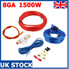 1500W 8 GAUGE AWG Car Amp RCA Audio Amplifier Cable Subwoofer Wiring Kit