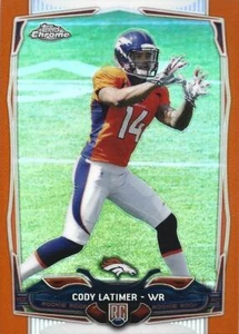 2014 Topps Chrome Orange Refractors Rookie RC #211 Cody Latimer FREE SHIPPING! - Picture 1 of 2
