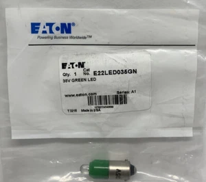 Eaton Corporation Cutler Hammer E22LED035GN Green LED - Imagen 1 de 4