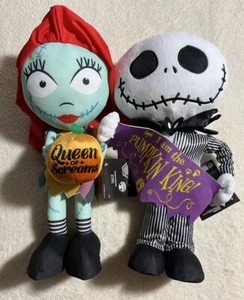 Sally & Jack Disney Nightmare Before Christmas 19" Halloween Door Greeter Plush - Picture 1 of 9