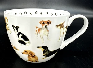 Portobello Design Dog Breed Mug Dachshund Terrier Beagle Dog Loves Me Best EUC - Picture 1 of 7