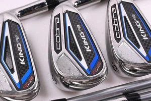 Cobra King F8 One Length Irons / 5-PW+SW / Regular Flex Aldila Rogue Pro 1.2.4 - Picture 1 of 7