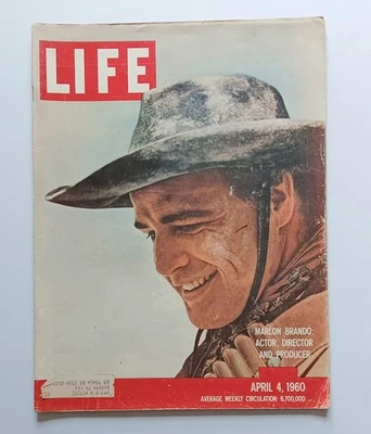 Life Magazine: April 4, 1960. Marlon Brando - Image 1 of 4