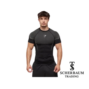 MEDIUM🦈 Gymshark Onyx 5.0 Midnight Seamless Short Sleeve T-Shirt - ONYX GREY ⚪️ - Bild 1 von 1