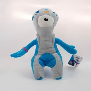 Juguete Olímpico Azul Mascota Peluche Mandeville 12" Londres 2012 Paralímpicos con Etiqueta - Imagen 1 de 9