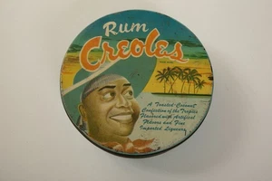 Rum Creoles Tin (UX2 & B10C/JSF6) Toasted Cocnut Confection Box 7" Candy - Picture 1 of 10