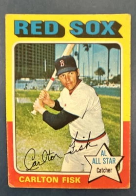 1975 Topps - Carlton Fisk #80 - Image 1 of 2
