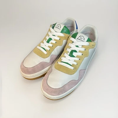 Zapatilla deportiva Loeffler Randall Keira tenis arco iris 8,5 cuero gamuza cómoda hipster Foto 1 de 4