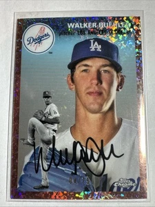 2023 Topps Chrome Platinum Anniversary Walker Buehler Rose Gold Diamond #4/75 - Picture 1 of 3