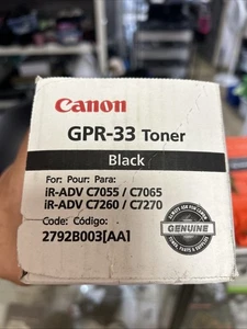 Genuine Canon GPR-33 Black Toner Cartridge 2792B003AA - Picture 1 of 6