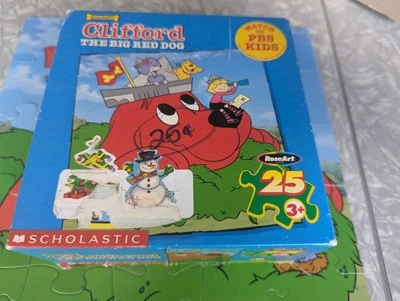 2002 Clifford the Big Red Dog Puzzle - “Treasure Hunt”- 25 Piece COMPLETE - Image 1 of 4