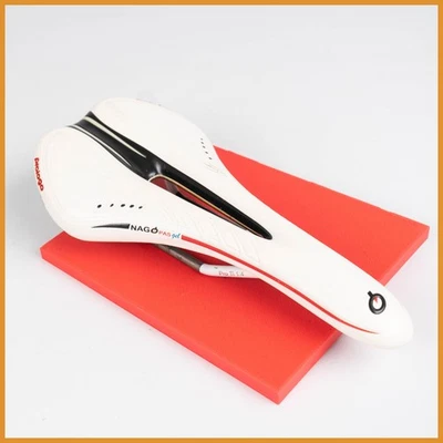 PROLOGO NAGO PAS GEL PRO TITANIO SILLÍN ASIENTO BICICLETA DE CARRETERA BICICLETA DE COLECCIÓN BLANCO Foto 1 de 4