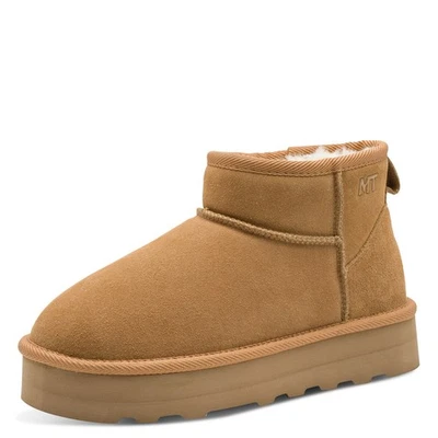 Marco Tozzi Boots Winter Boots Shoes Brown Leather 26481 - Image 1 of 4