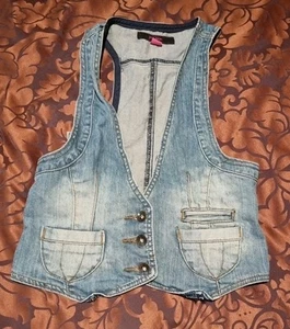 Jayjays Denim Waist Coat Size 8 - Picture 1 of 9