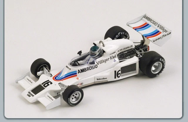 1:43 Spark SHADOW J.P.JARIER 1977 #16 US GP S1757 Modellino - Immagine 1 di 2
