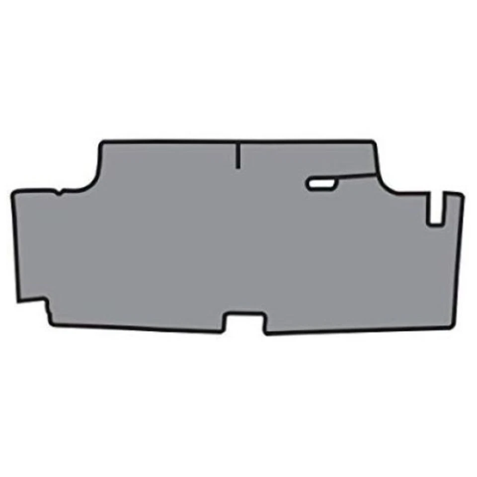 Cubierta de alfombrilla de maletero 1 pieza para Dodge Challenger 1970-1974 2 puertas techo rígido blanco Foto 1 de 4