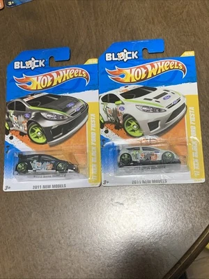 Ken Block Ford Fiesta Blanco y Negro Nuevos Modelos 40/50 2011 Hotwheels Foto 1 de 4