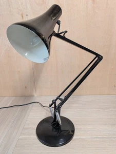 Vintage 1980's Anglepoise Herbert Terry Lamp Model Apex Black Adjustable Working - Picture 1 of 13