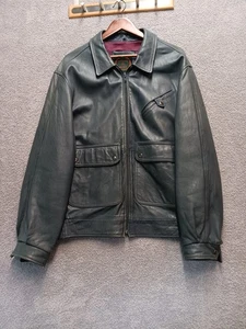 Cottrell & Hayes 2Y2 Men’s Leather Jacket 44 Classic Vintage Zip Front Mexico - Picture 1 of 8