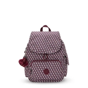 Zaino Kipling Medium zaino CITY PACK S in stampa 3DK WINE FW2025 PREZZO AL PUBBLICO £98 - Foto 1 di 7
