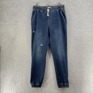 Hudson Jogger Jeans Mädchen Large blau dunkle Waschung distressed Gummibund Freizeit - Bild 1 von 18