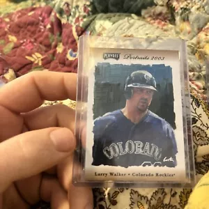 2003 Playoff Portraits - Bronze #96 Larry Walker /100 - Picture 1 of 8