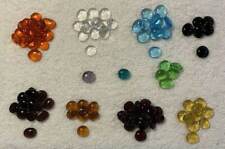 Lot 104 Pieces Stained Glass Nuggets Stones Crafts MosaicsAssorted Colors