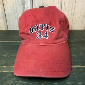 Reebok MLB Boston Red Sox David Ortiz Big Papi Cappello Berretto Regolabile (A5) - Foto 1 di 9