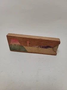 Norwegian Rosemale Wood Key/Coin Safe Storage - Picture 1 of 4