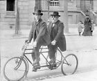 Hommes Tandem 1900 - Positif Verre 10 x 8,5 - Cycle Tricycle - VC 01