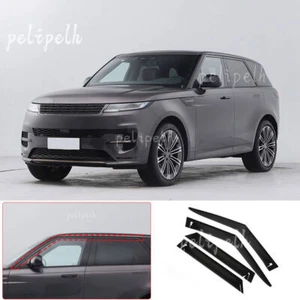 Black side Window Sunshield Visor Rain Guard For LR Range Rover Sport 2023-2024 - Picture 1 of 10