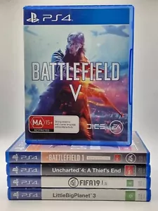 Sony Playstation 4 Battlefield V 5 + 4 Games 5 Game Bundle PS4 PAL - Picture 1 of 15