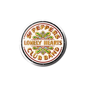 Original The Beatles Sgt. Pepper Lonely Hearts Club Button Pin Anstecker. Klein 25mm - Bild 1 von 1