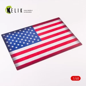 Stands for models Acrylic Base for Plastic Model kit USA Flag Scale 1:48 KS48032 - Picture 1 of 4