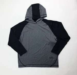 Rawlings Youth Pullover Hoodie Long Sleeve Shirt Unisex S M L XL Grey S19YHLWH - Picture 1 of 2