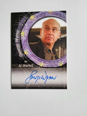 Stargate SG-1 Season 7  Auto A58 George Wyner as Al Martell - Image 1 of 2
