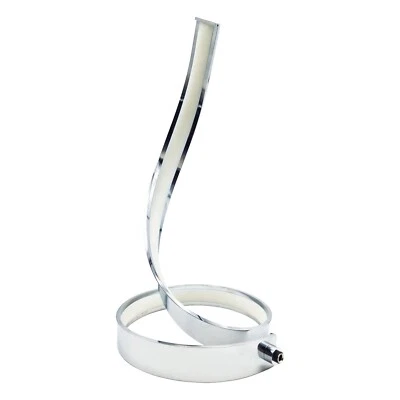 Abatjour Lampada da comodino curva acrilico a Led 12w luce da tavolo moderna - Immagine 1 di 3