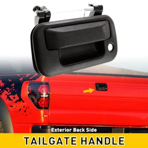 New Tailgate Handle For 2004-2013 Ford F-150 With Keyhole Black Textured - Picture 1 of 20