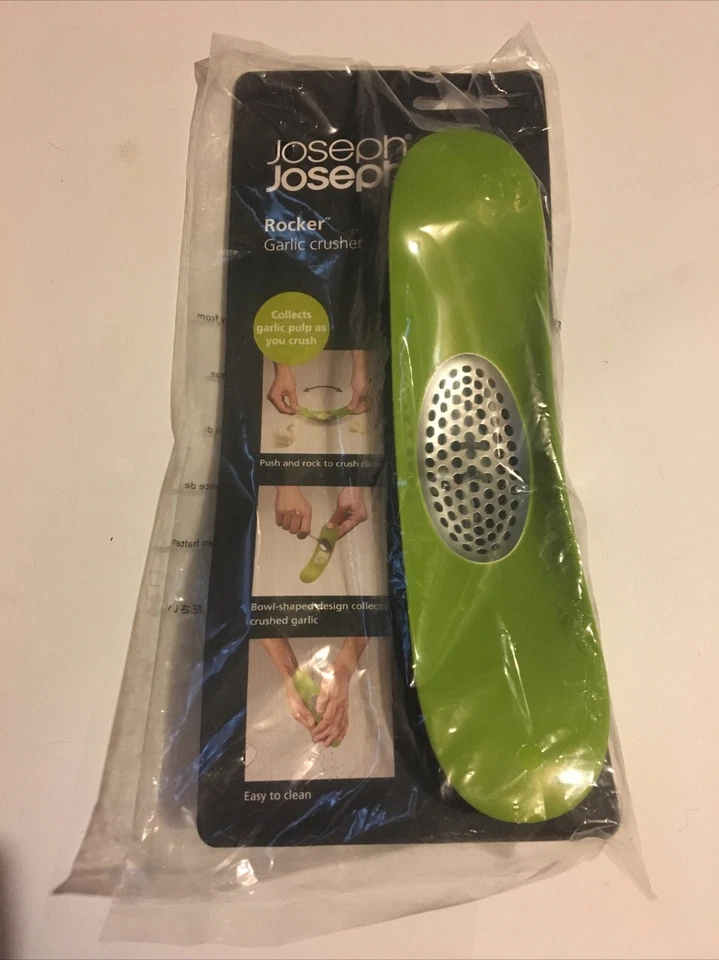 Joseph Joseph 20062 Green Rocker Garlic Crusher