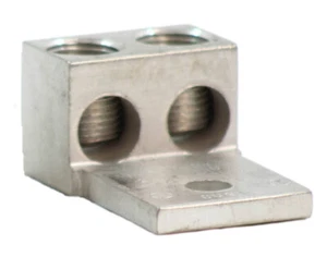 Burndy K2A29U Aluminum Mechanical Lug 2 Ports 6 -250 kcmil 1-Hole 3/8 Stud - Picture 1 of 6