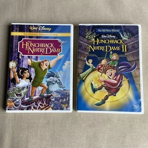 Walt Disney: The Hunchback of Notre Dame 1 & 2 (DVD 2-Disc 2-Film Set) Musical + - Picture 1 of 14