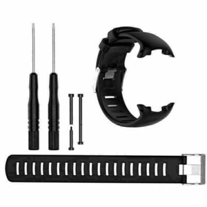 Black Watch Band Strap Wristband for Suunto D4 / D4i / D4i Novo Dive Computer DA - Foto 1 di 3