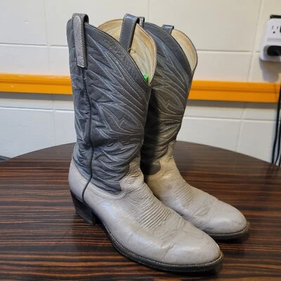 Botas vaqueras Dan Post para hombre hechas en EE. UU. AÑOS 70 11 D 6943 Foto 1 de 4