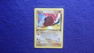 Pokemon Team Rocket  52/82 Diglett 1st Edition  - Picture 1 of 2