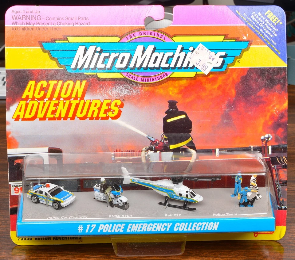 MICRO MACHINES ACTION ADVENTURES #17 POLICE EMERGENCY COLLECTION - Image 1 of 1