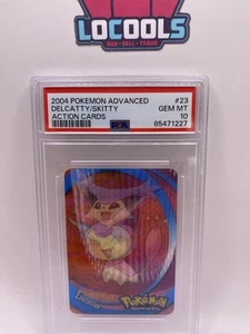 PSA 10 Gem Mint 2004 Pokémon Action Card Skitty Delcatty lenticular - Bild 1 von 2