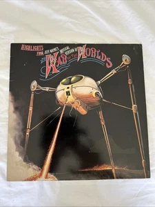 Jeff Wayne Highlights From 'The War of the Worlds' Musical Version CBS 32356 LP - Picture 1 of 8
